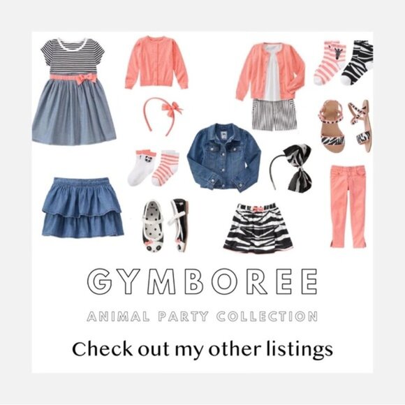 NWT Gymboree jean jacket girls S 5 6 blue denim pockets button down NEW - Picture 10 of 10